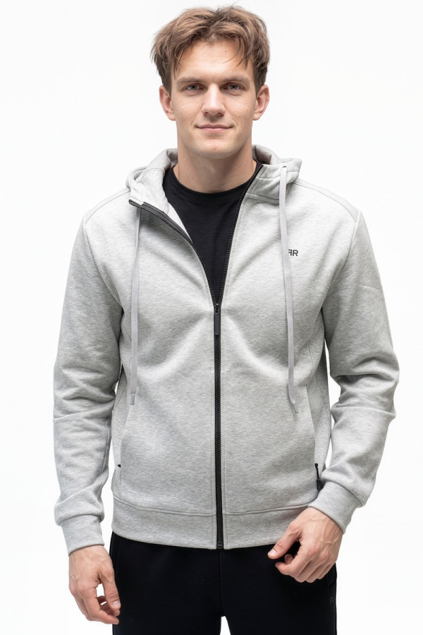 Men's sports jacket Freever JF 8420 light gray - freever.ua