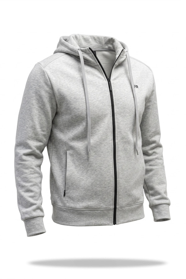 Men's sports jacket Freever JF 8420 light gray, Фото №3- freever.ua