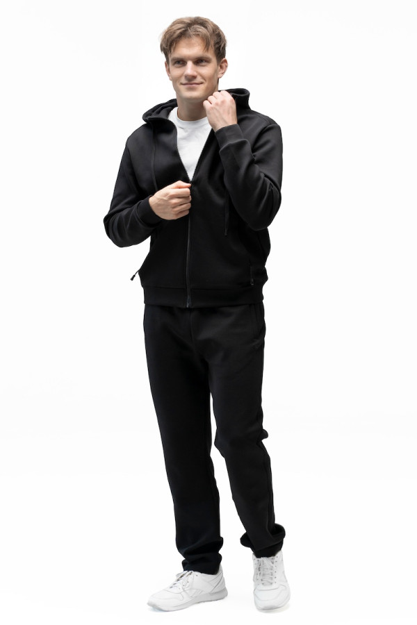 Men's sports jacket Freever JF 8420 black, Фото №3- freever.ua