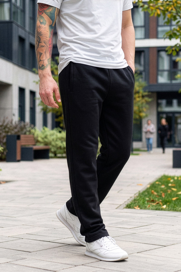 Men's sports pants Freever JF 8837 black, Фото №2- freever.ua