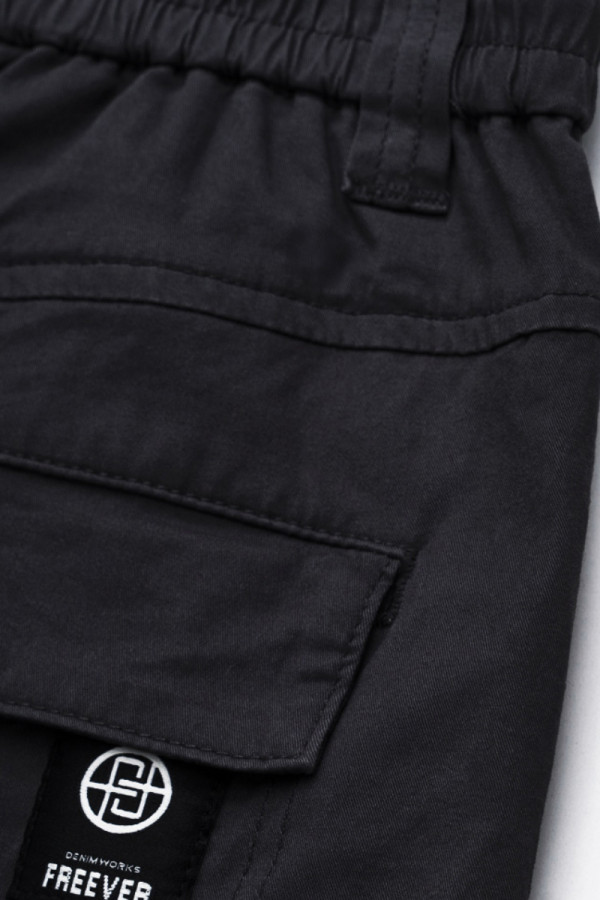 Freever NF 8906 black kargo pants, Фото №6- freever.ua