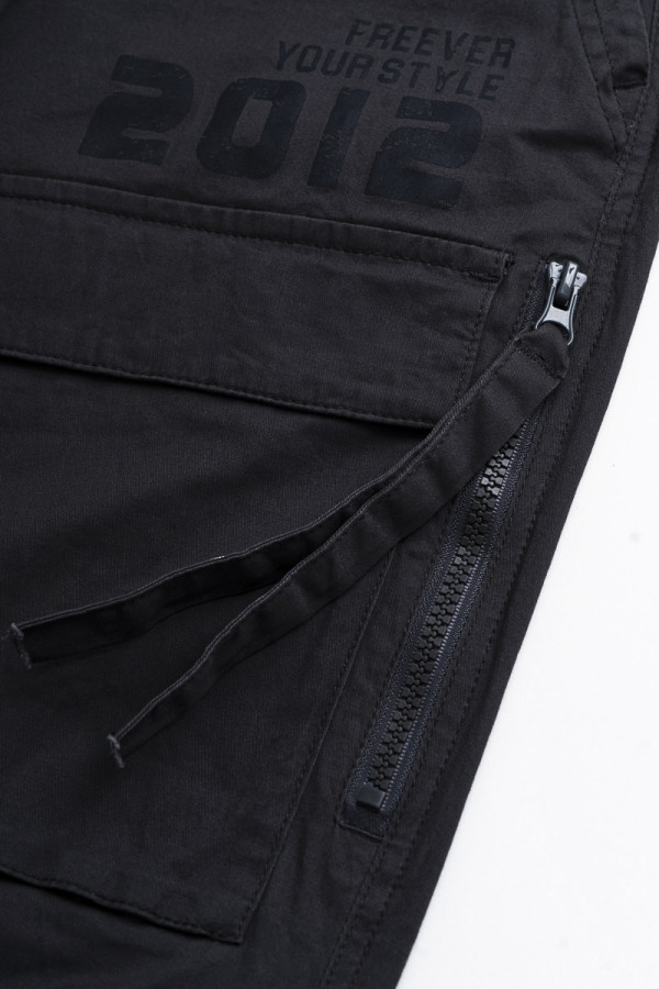 Freever NF 8906 black kargo pants, Фото №5- freever.ua