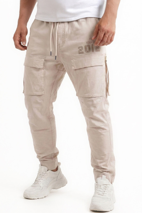 Cargo pants Freever NF 8906 Milk, Фото №2- freever.ua
