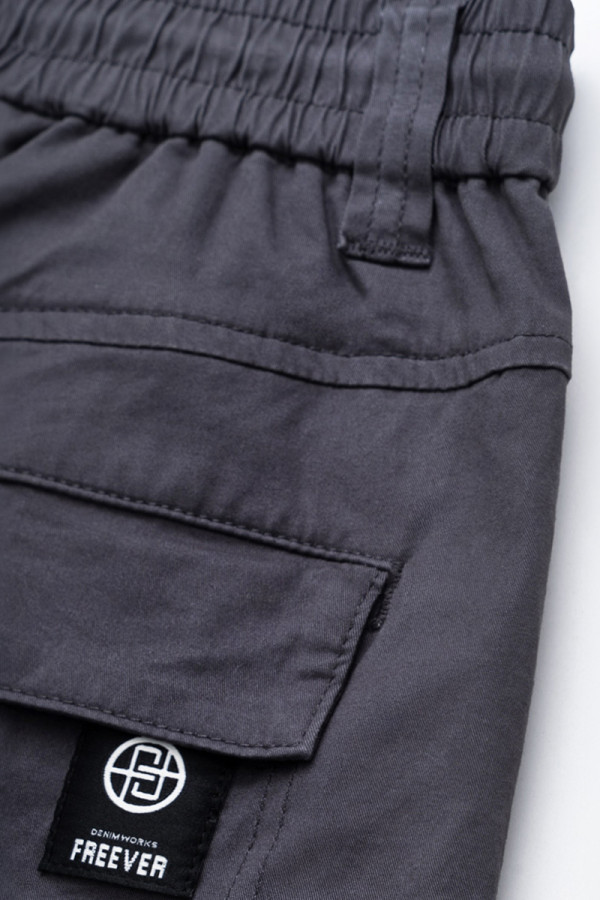 Freever NF 8906 gray kargo pants, Фото №8- freever.ua