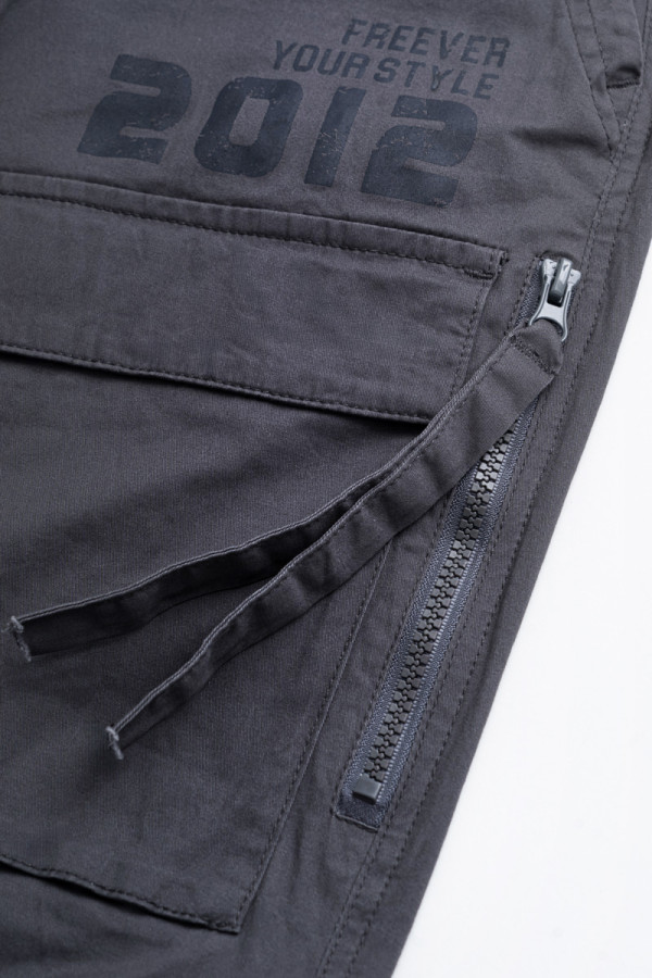 Freever NF 8906 gray kargo pants, Фото №5- freever.ua