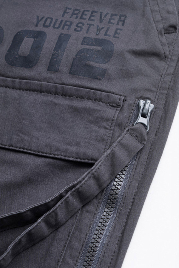 Freever NF 8906 gray kargo pants, Фото №4- freever.ua