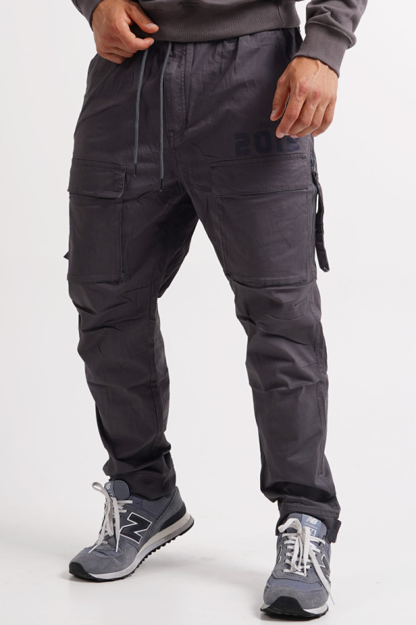 Freever NF 8906 gray kargo pants, Фото №2- freever.ua