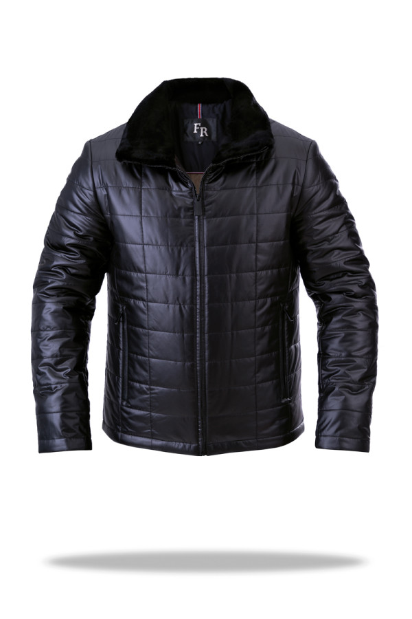 Camel wool jacket for men Freever UF 9014 black, Фото №2- freever.ua