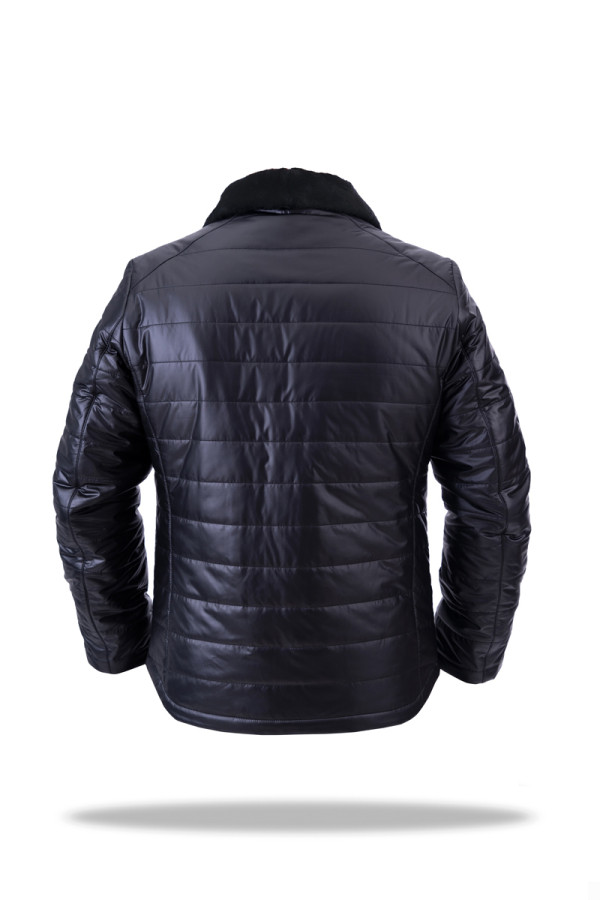 Camel wool jacket for men Freever UF 9014 black, Фото №4- freever.ua
