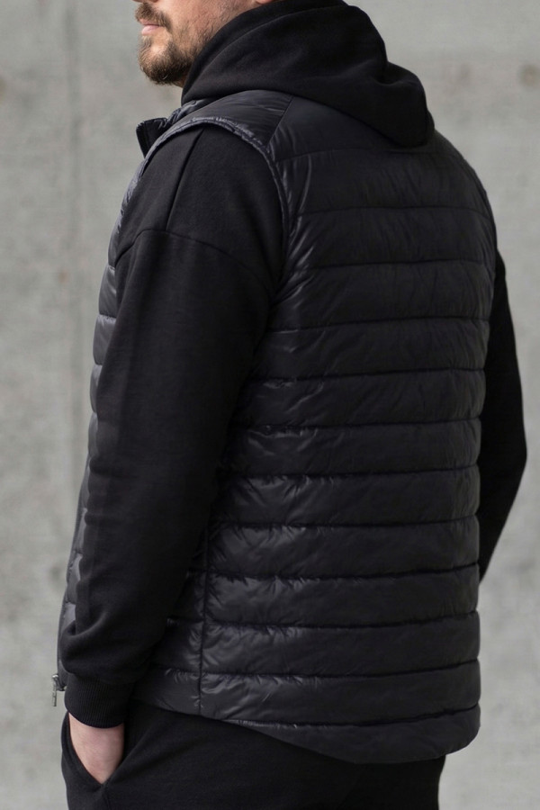 Men's down vest Freever NF 916 black, Фото №6- freever.ua