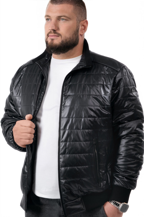 Men's demi-seasonal jacket Freever NF 9206 black, Фото №2- freever.ua