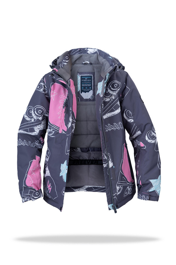 Children's ski suit FREEVER SF 21602 gray, Фото №6- freever.ua