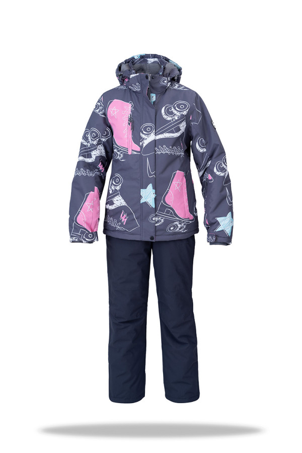 Children's ski suit FREEVER SF 21602 gray