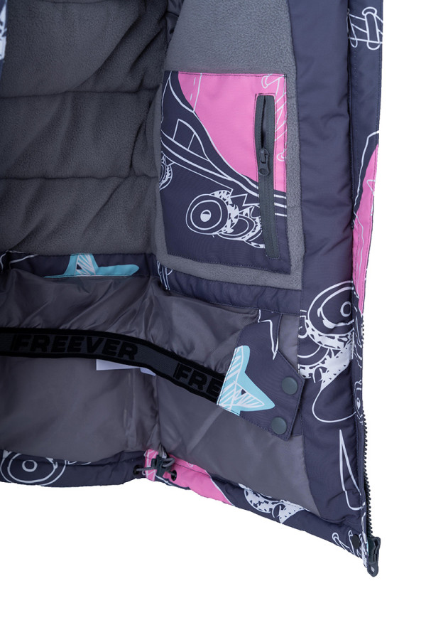 Children's ski suit FREEVER SF 21602 gray, Фото №7- freever.ua
