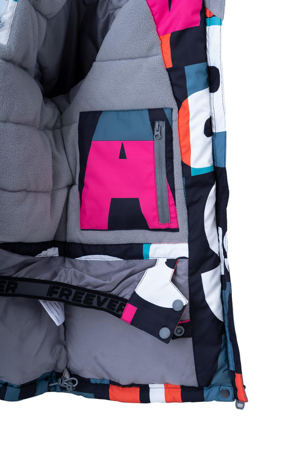 Children's ski suit FREEVER SF 21603 multicolor, Фото №4- freever.ua