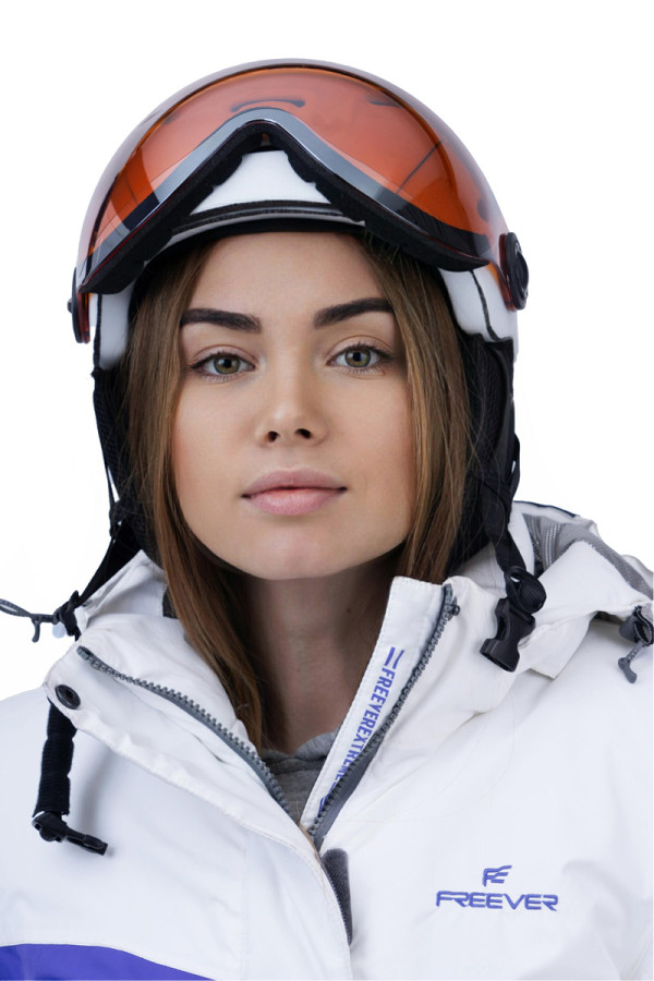 Ski helmet with visor Freever GF MS95 white, Фото №2- freever.ua